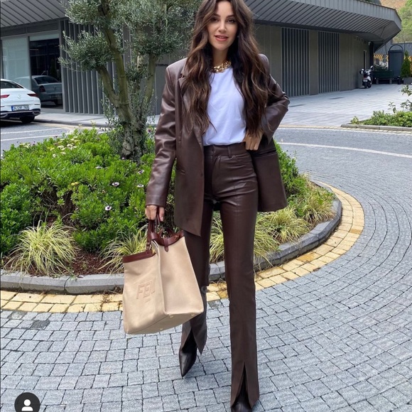 Zara faux leather pants - Picture 7 of 17